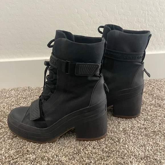 Women’s Converse Chuck Taylor All Star® GR82 Lace-Up Boot Black/Black/Gum Sz 7 - Picture 3 of 8